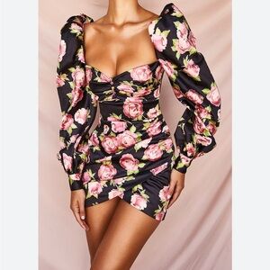 Fashion Nova puff sleeve dress